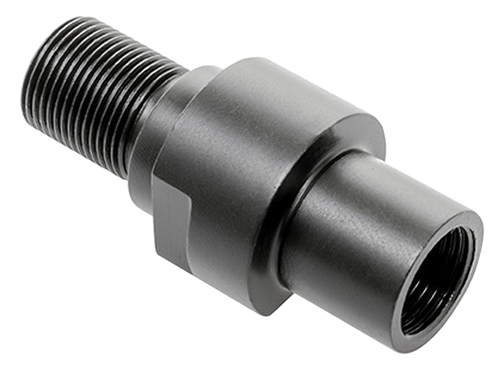 CMMG 57DA53A Thread Adapter  223 Rem/5.56x45mm NATO FN PS90 Black Steel 1/2"-28 tpi Tactical