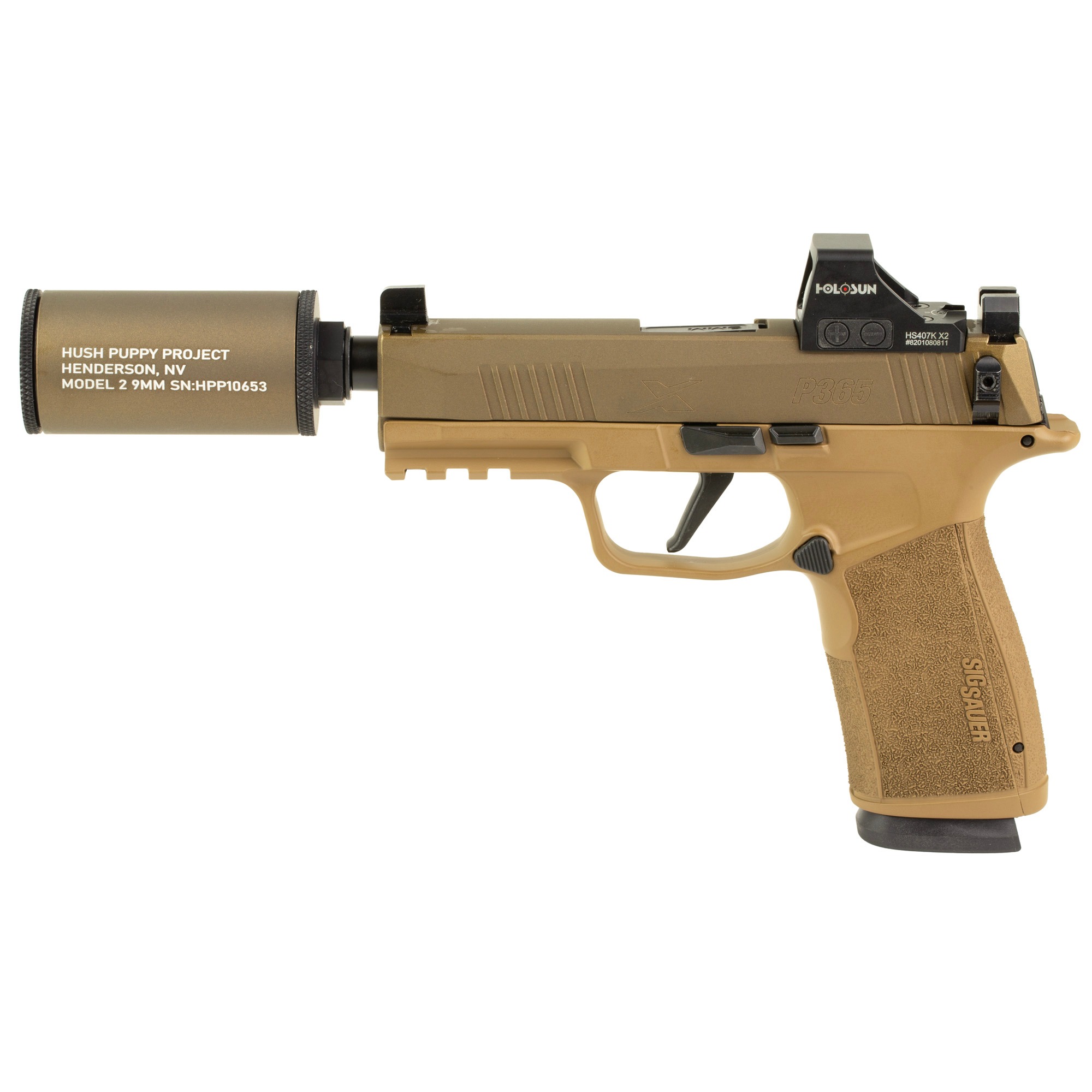 SIG P365 XMACRO 9MM HP SUP 407K FDE