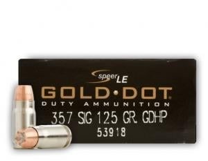 CCI SPEER LE 357SIG 125GR GDHP