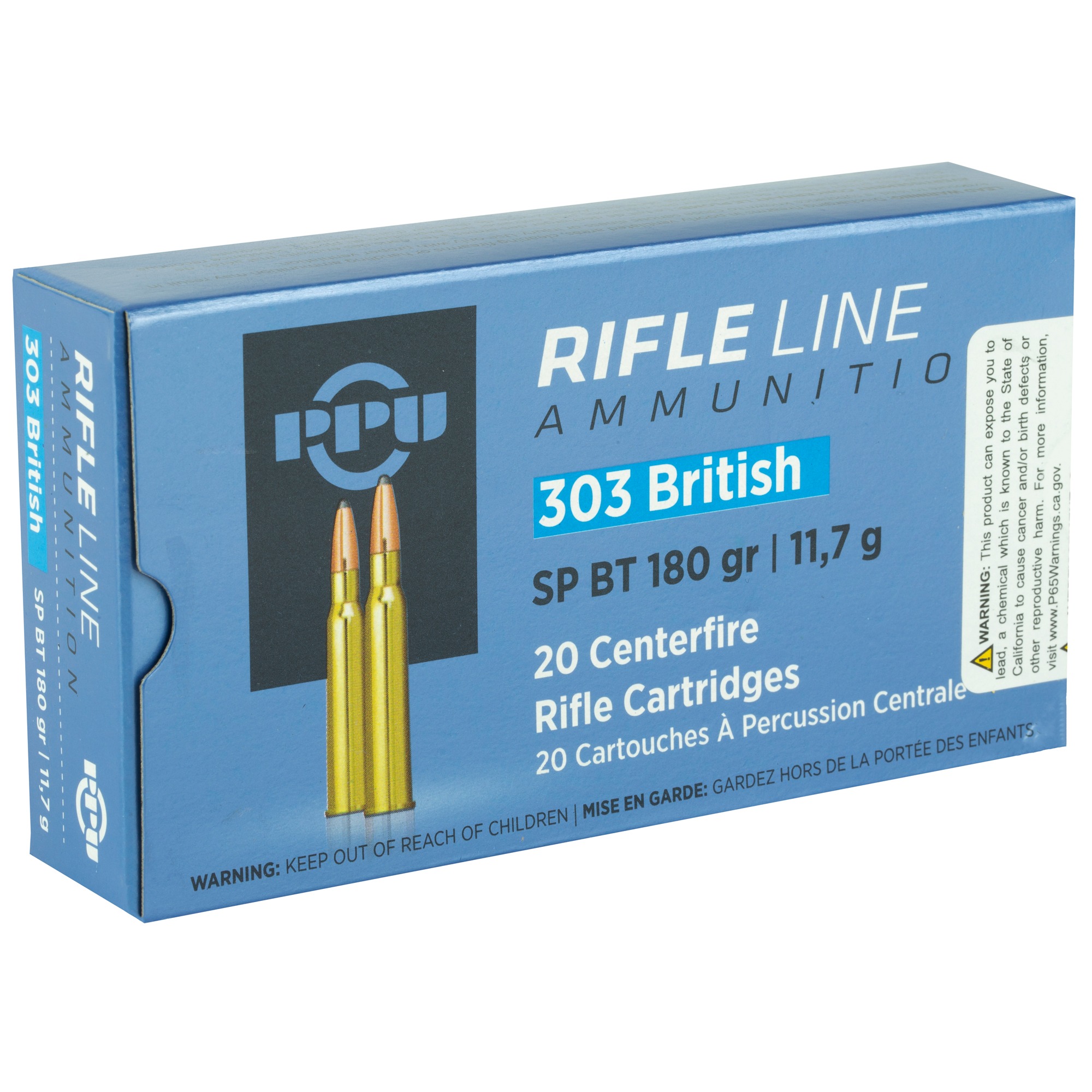 PPU 303 BRITISH SP 180GR 20/200
