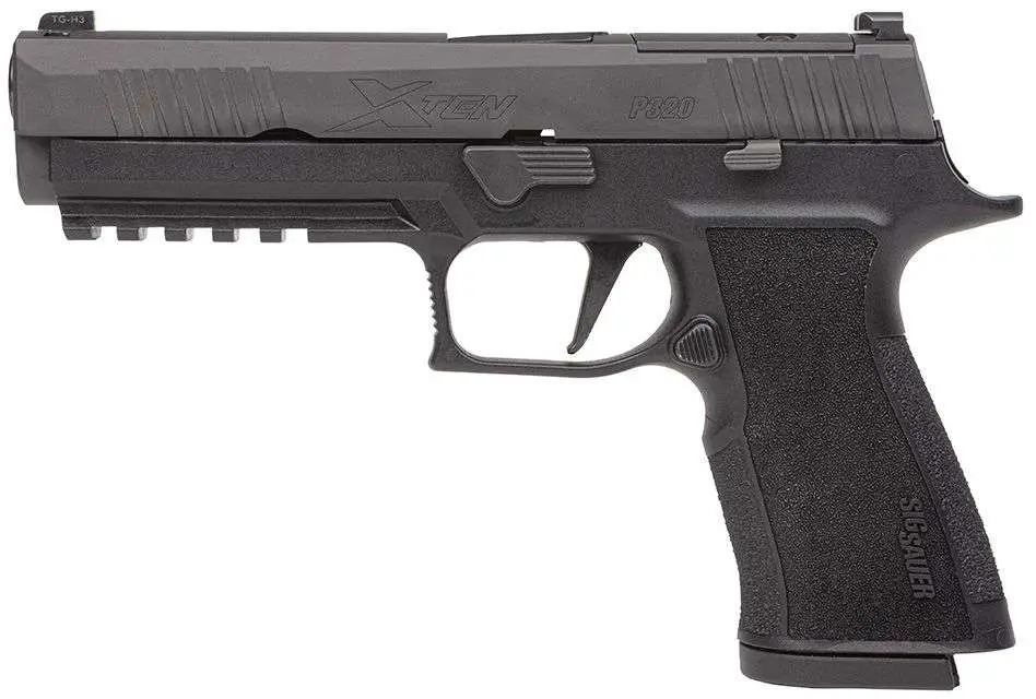 dSIG SAUER P320 X5 10MM PISTOL BLACK ROMEO2 INSTALLED 2-15RD MAGS