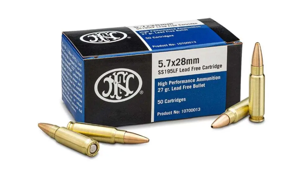 FN SS195 5.7X28 LF 27GR 50RD BX 2000RD CASE