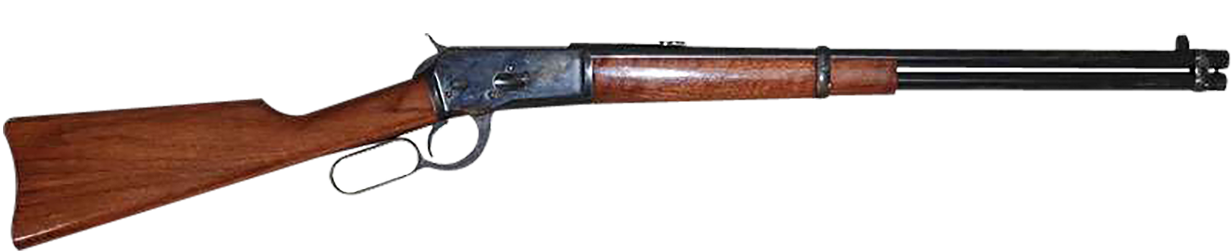 Cimarron AS632 1892 Carbine Full Size 44 Mag 10+1 20" Blued Round Barrel, Color Case Hardened Steel Receiver Walnut Fixed Stock, Right Hand