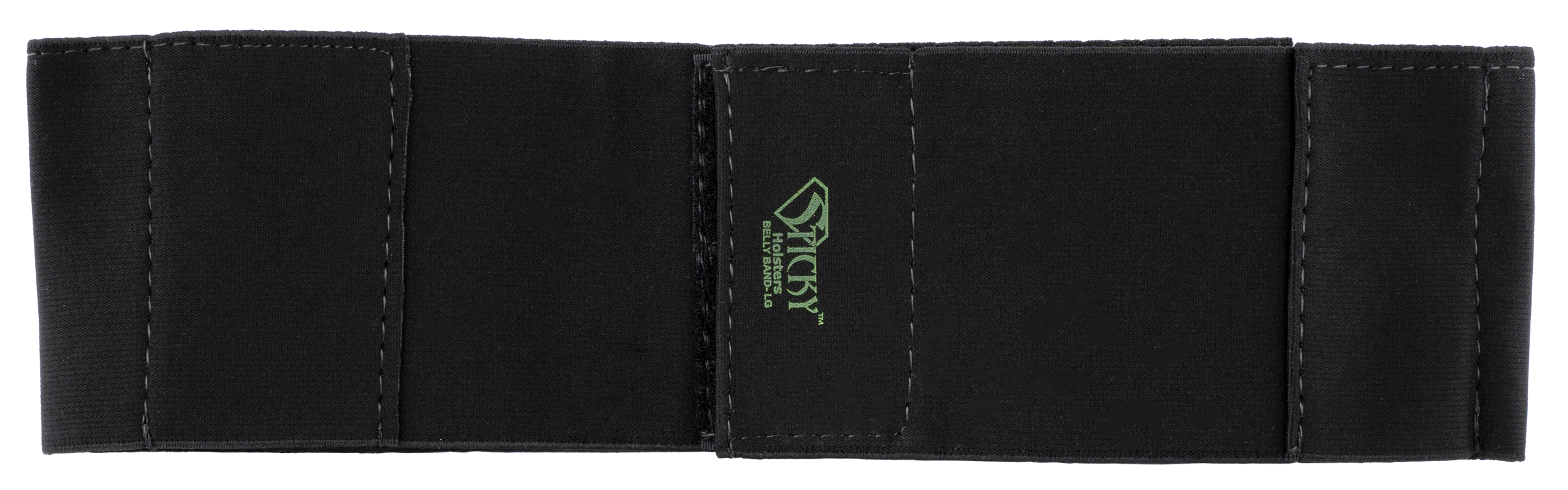 Sticky Holsters BBLG Belly Band Black Large Elastic 37"-58"