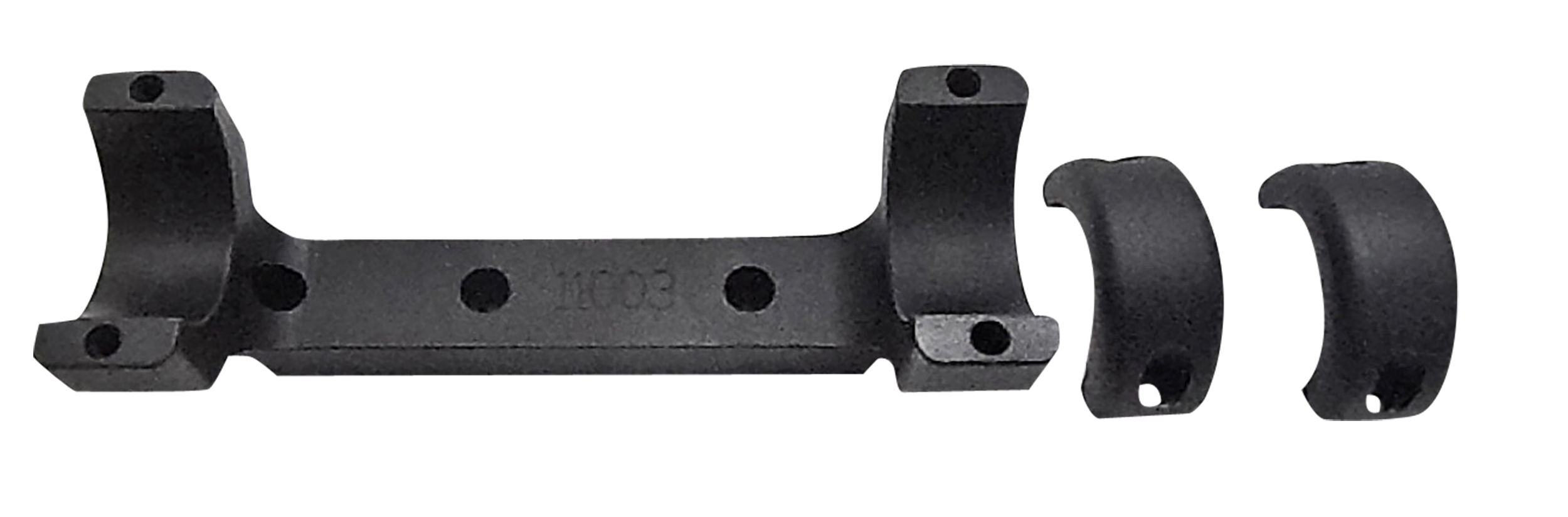DNZ 11003 Game Reaper Scope Mount/Ring Combo Matte Black 1" Tube H&R Handi-Rifle/Henry Single Shot Rifle, High Rings