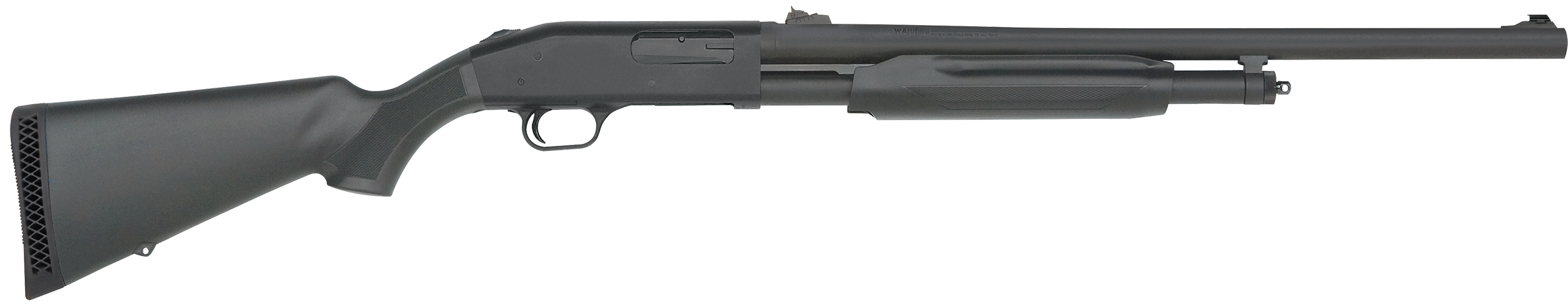 Mossberg 56424 500 Slugster 12 Gauge Pump 3" 5+1 24" Matte Blued Steel Barrel, Matte Blued Receiver, Fixed Synthetic Stock