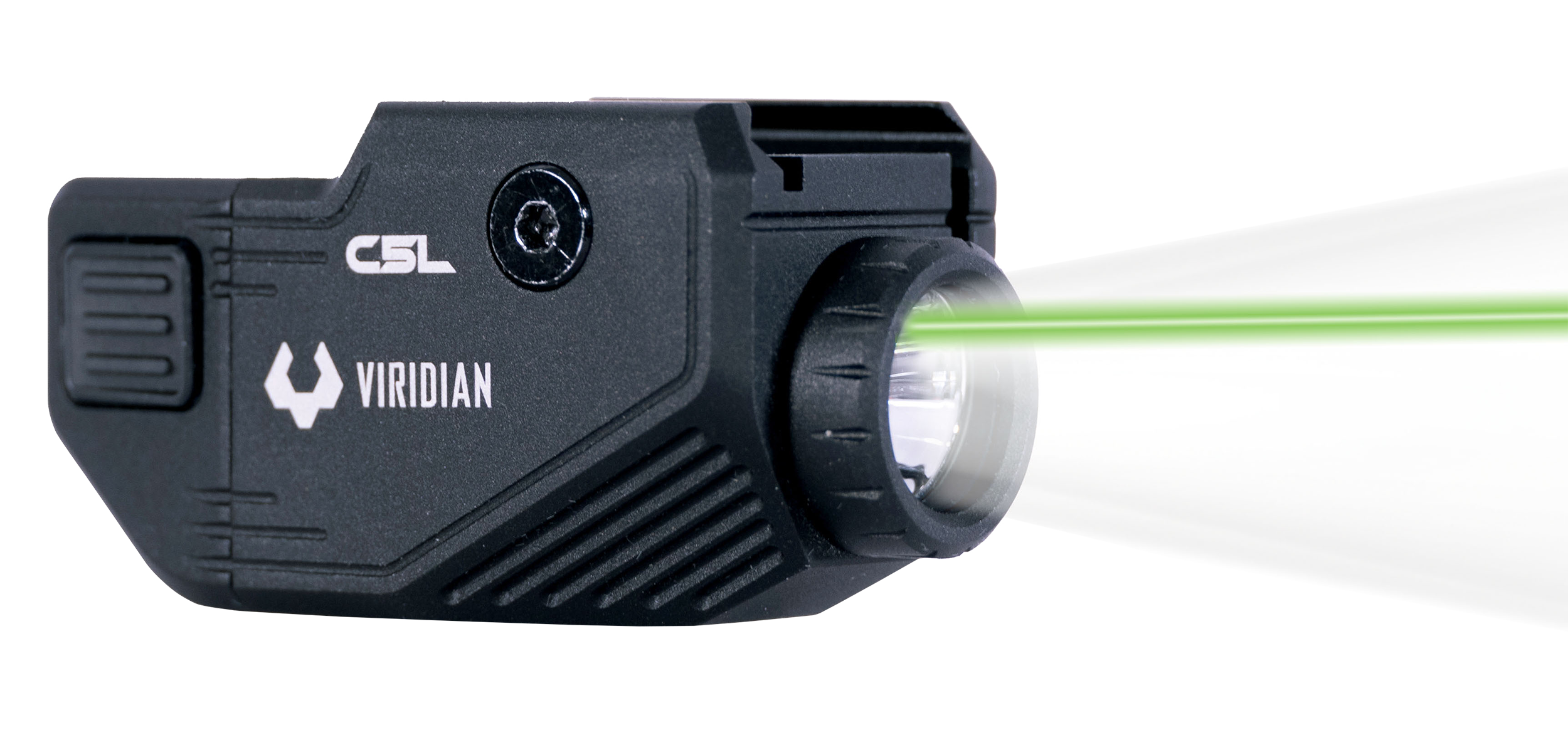 Viridian 9300058 C5L Custom C Series Black Aluminum Ruger RXM 550 Lumens Green Laser 200yds Beam Rail Mount