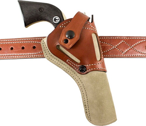 DESANTIS WILD HOG HOLSTER LTHR AMBI COLT SAA 4 3/4" NATURAL