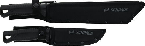 SCHRADE KNIFE MACHETE/KNIFE COMBO 2 SHEATHS PROMO Q4 26'<