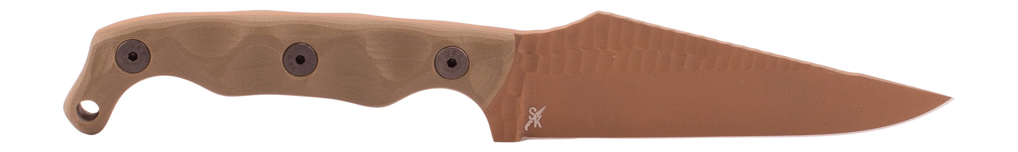 Stroup Knives TU2 Fixed Blade Knife OD Green/FDE