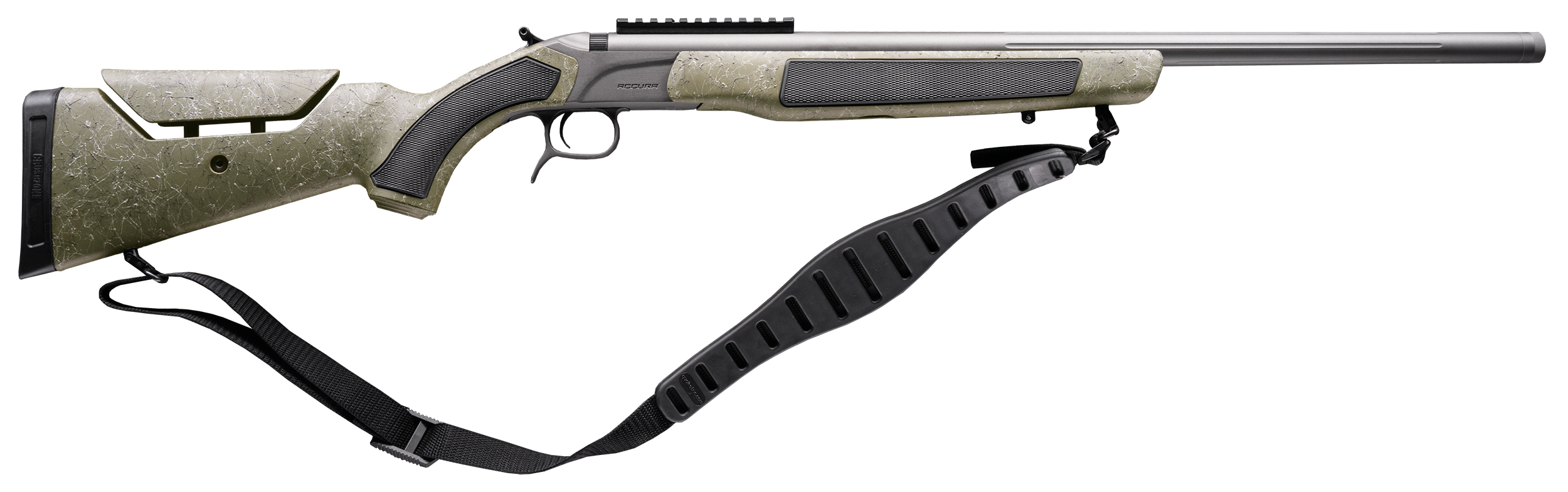 CVA PR3233NM Accura MR-X 50 Cal 26" Sniper Gray Cerakote Fluted Threaded Barrel, Receiver w/Picatinny Rail, Adjustable Veil Alpine Synthetic Stock