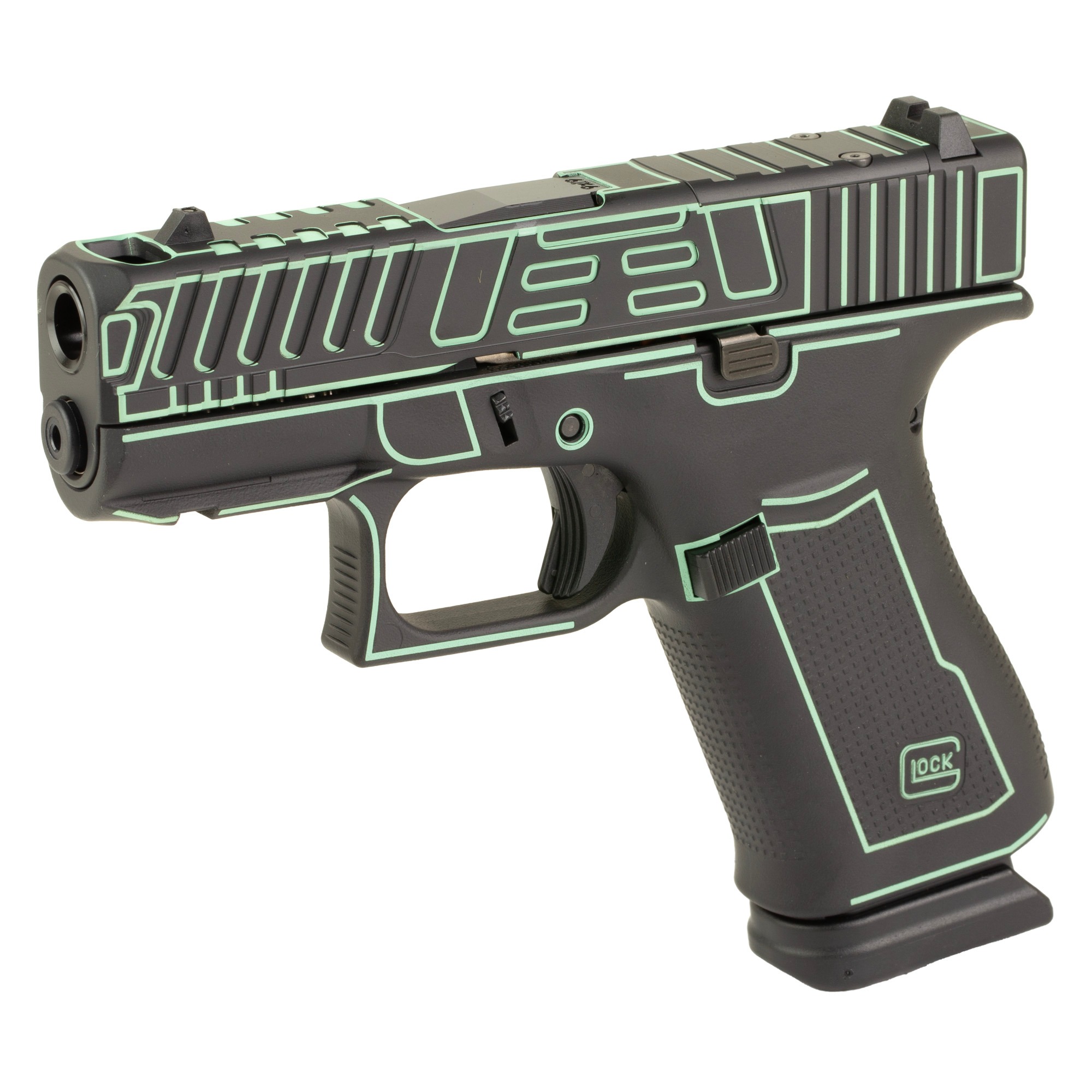 GLOCK 43X 9MM 15RD OUTLANDER BLUE