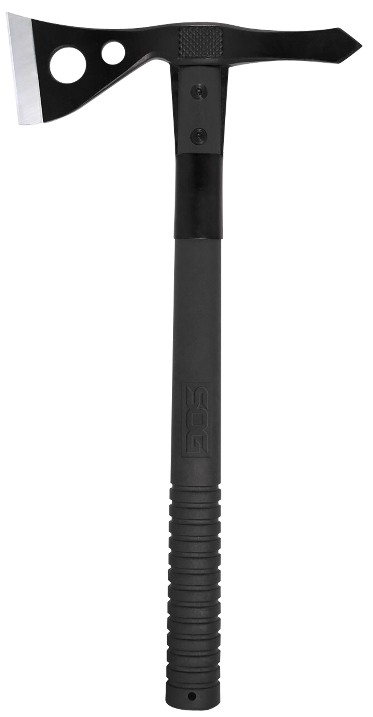 S.O.G SOGF01TNCP Tactical 2.75" Blade 420HC SS Blade Black Side Hammer Checkering GRN Handle 15.75" Long Tomahawk