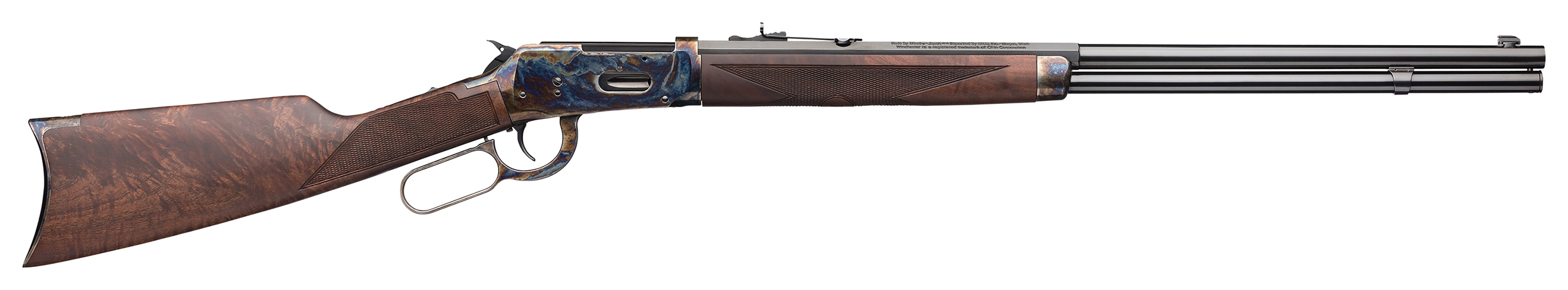 Winchester Guns 534291117 Model 94 Deluxe Sporting 38-55 Win 8+1 24" Color Case Hardened Grade V/VI Oil Checkered Walnut Stock Right Hand (Full Size)