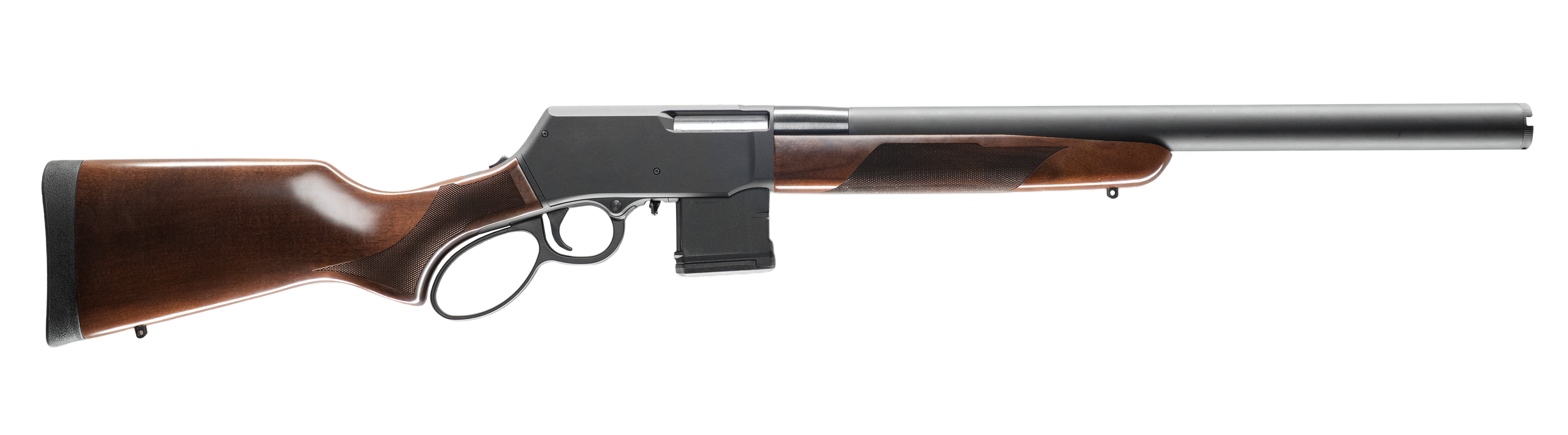 Cnc Firearms CNCSUPREME Henry H23 Supreme Limited Edition 300 Blackout 19" Blued Integrated Suppressor Barrel, Blued Receiver Fixed American Walnut Stock