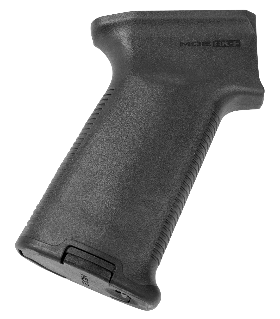Magpul MAG537-BLK MOE+ Grip Black Polymer with OverMolded Rubber for AK-47, AK-74