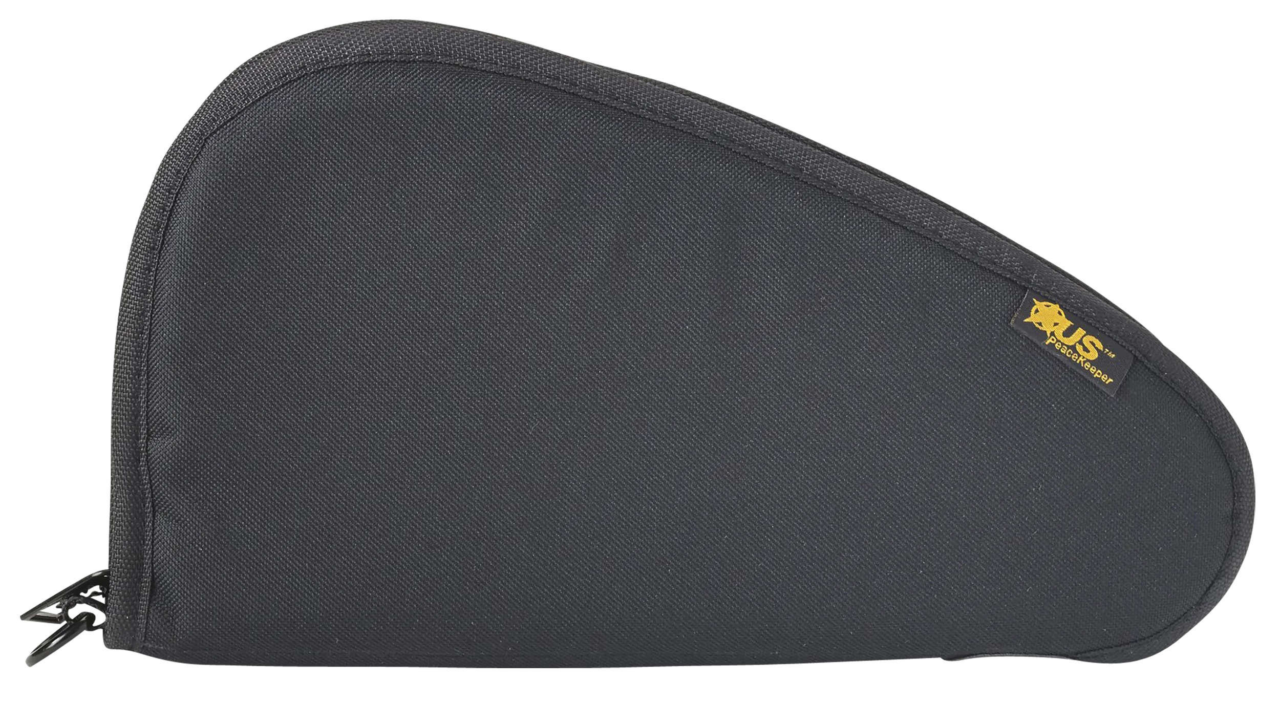 US PeaceKeeper P21009 Pistol Case  Black Holds 1 Handgun Polyester