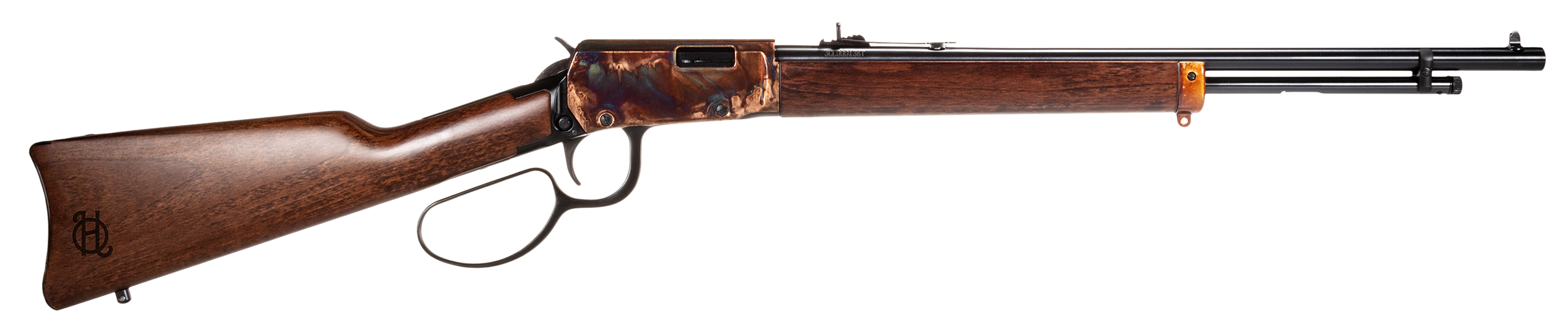 Heritage Mfg STR22LCH20 Settler  22 LR 15+1 20" Black Oxide Alloy Steel Barrel, Color Case Hardened Aluminum Receiver, Walnut Fixed Stock, Right Hand