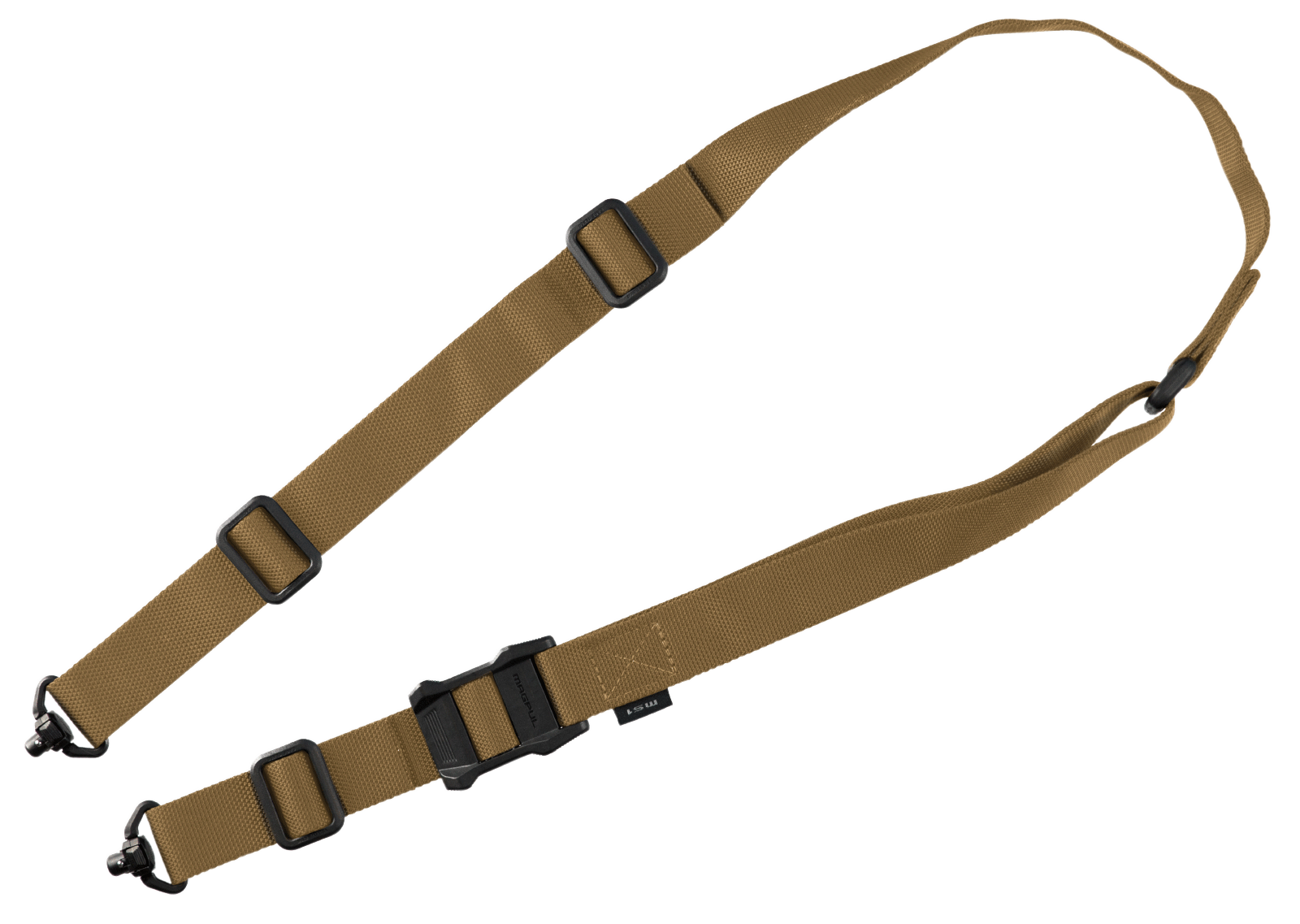 Magpul MAG939COY MS1 QDM Sling Coyote Tan Nylon 48"-60" OAL Adjustable Two-Point Rifle
