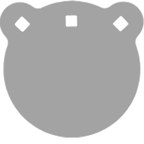 BASH TARGET AR500 GONG TARGET ROUND 6"-1/2" THICK