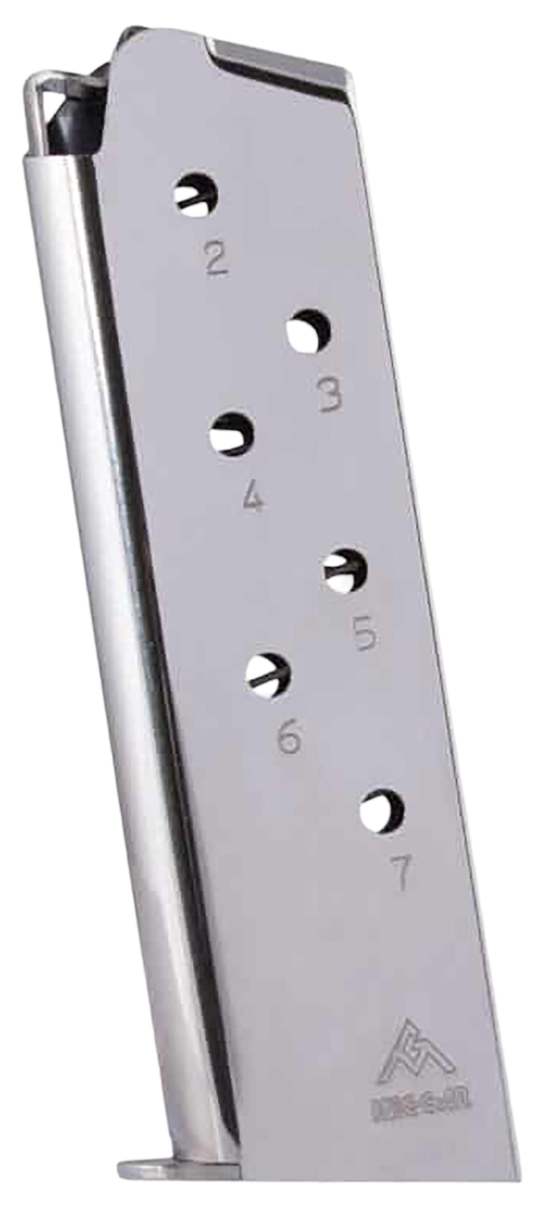 Mec-Gar MGCG4507N Colt Government 7rd 45 ACP, Nickel Stainless Steel
