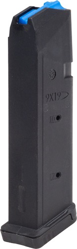 UTG MAGAZINE GLOCK 9MM 17RND POLY MATTE BLACK