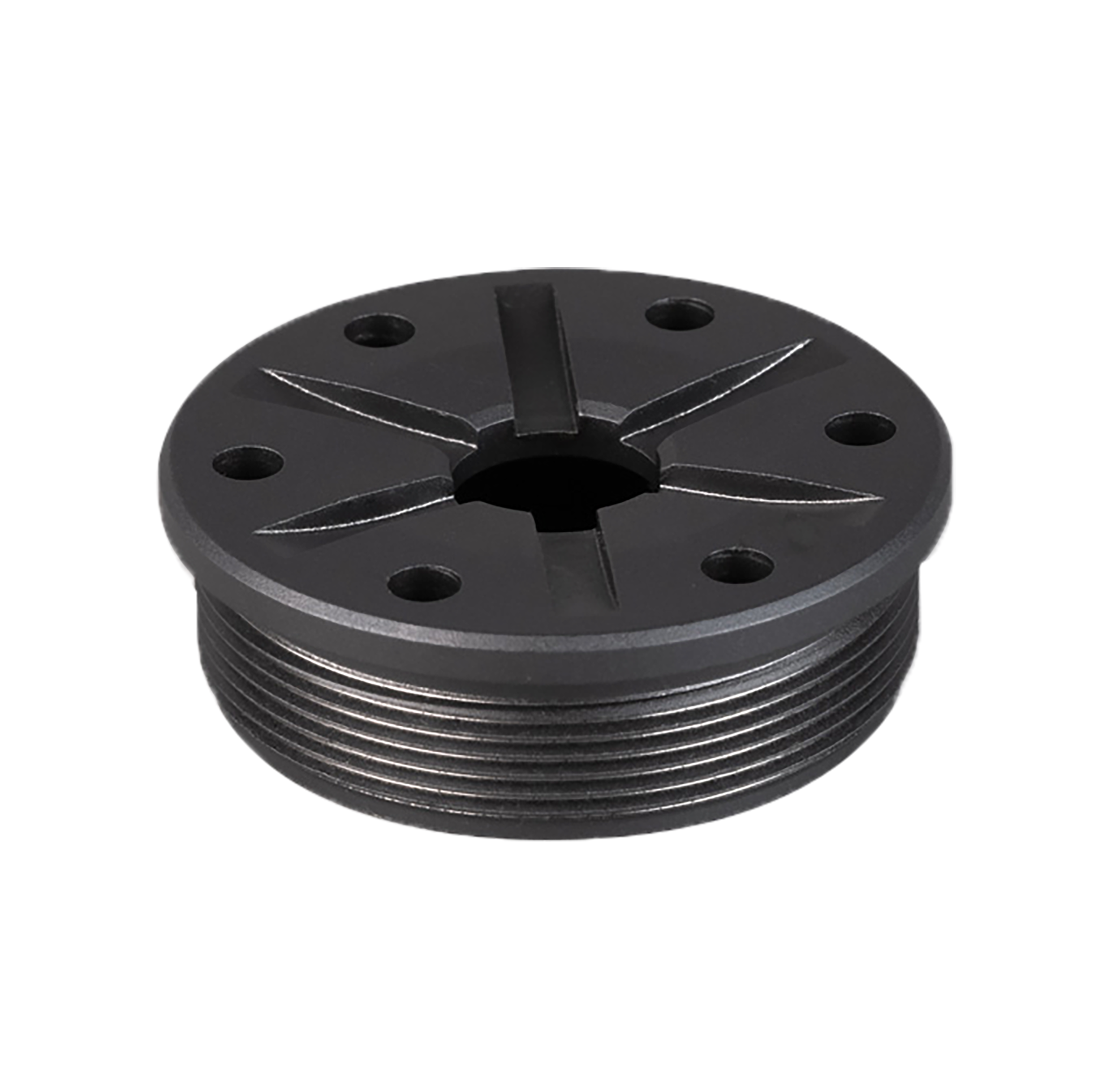 SilencerCo AC5125 Bravo Front Cap 223 Cal Fits Matte Black