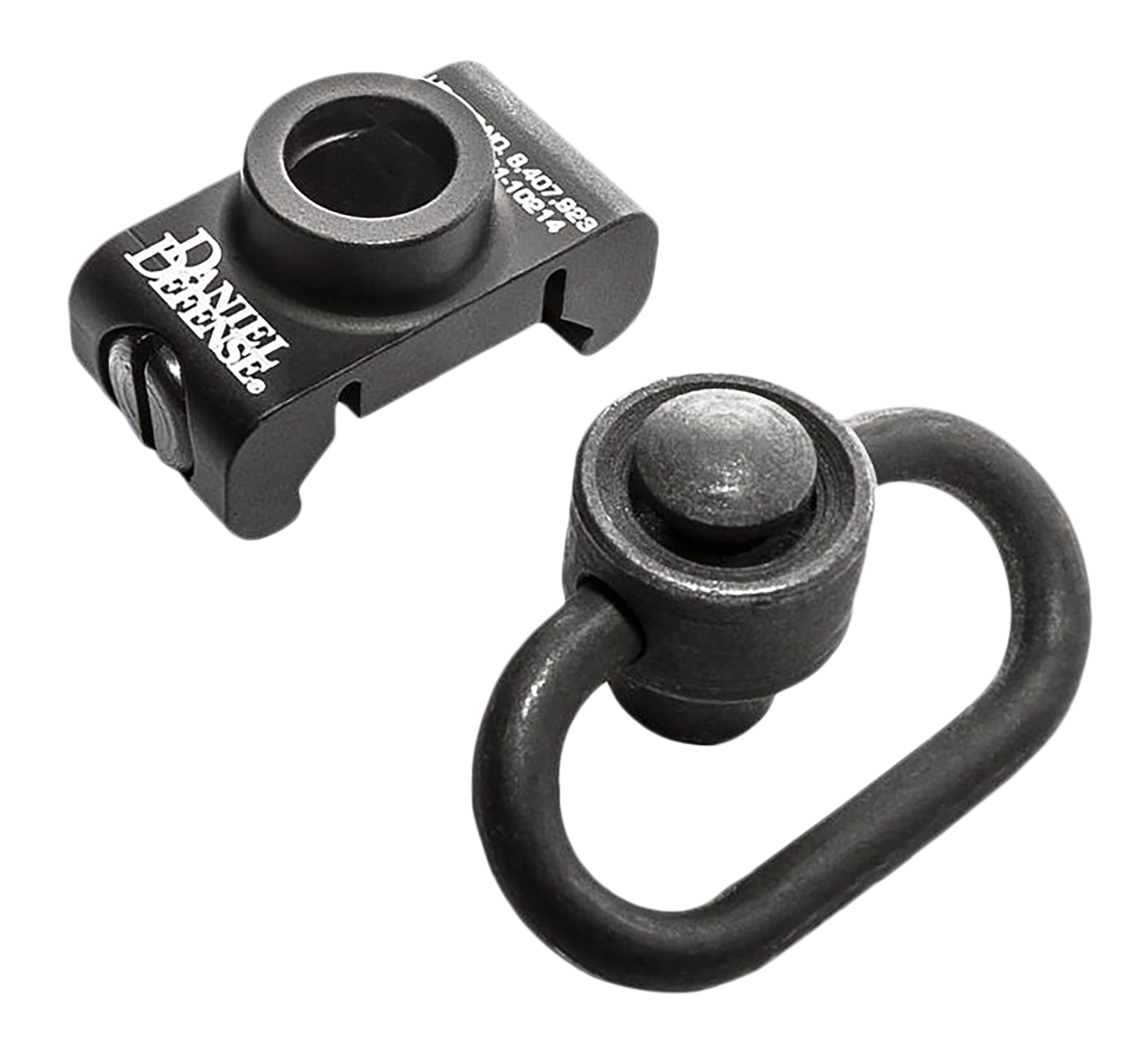 Daniel Defense 0302130029 Rail Mount Attachment  Black 1.25" Quick Detach Aluminum Picatinny Rail