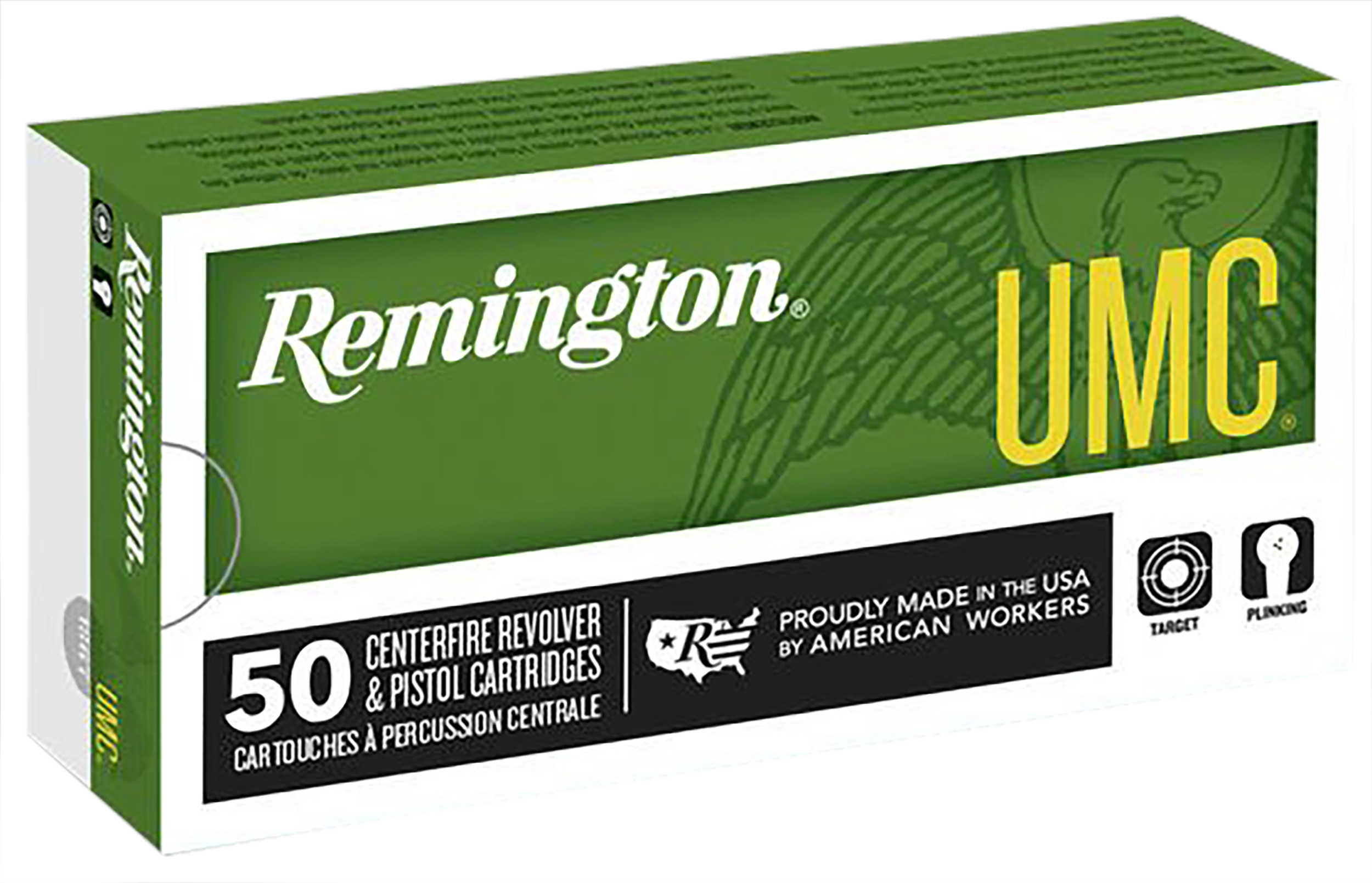 Remington Ammunition 23706 UMC  10mmAuto 180gr Full Metal Jacket 50 Per Box/10 Case