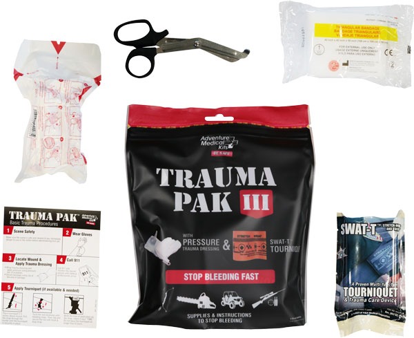 ARB TRAUMA PAK III W/DRESSING & SWAT TOURNIQUET