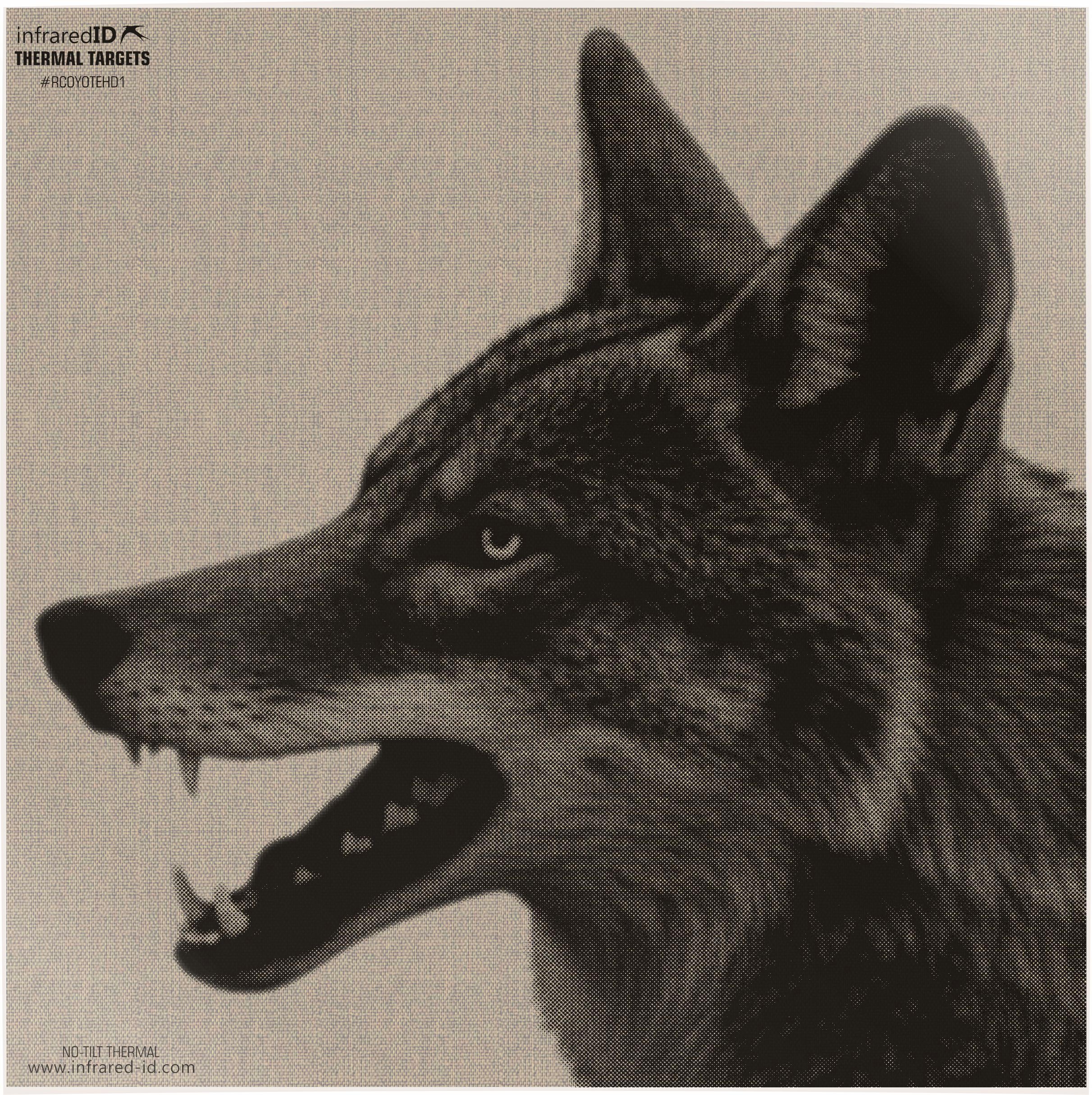 Infrared-ID Thermal Coyote Head Target
