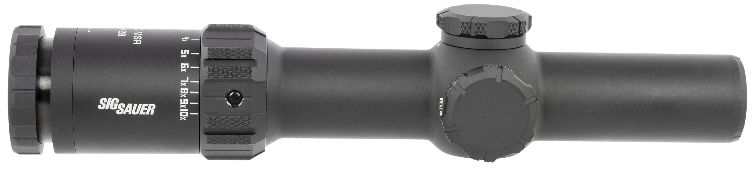 Sig Sauer Electro-Optics SOTM11000 Tango-MSR LPVO Black 1-10x28mm 34mm Tube Illuminated Red MSR BDC10 Reticle Features Throw Lever & ALPHA-MSR Mount
