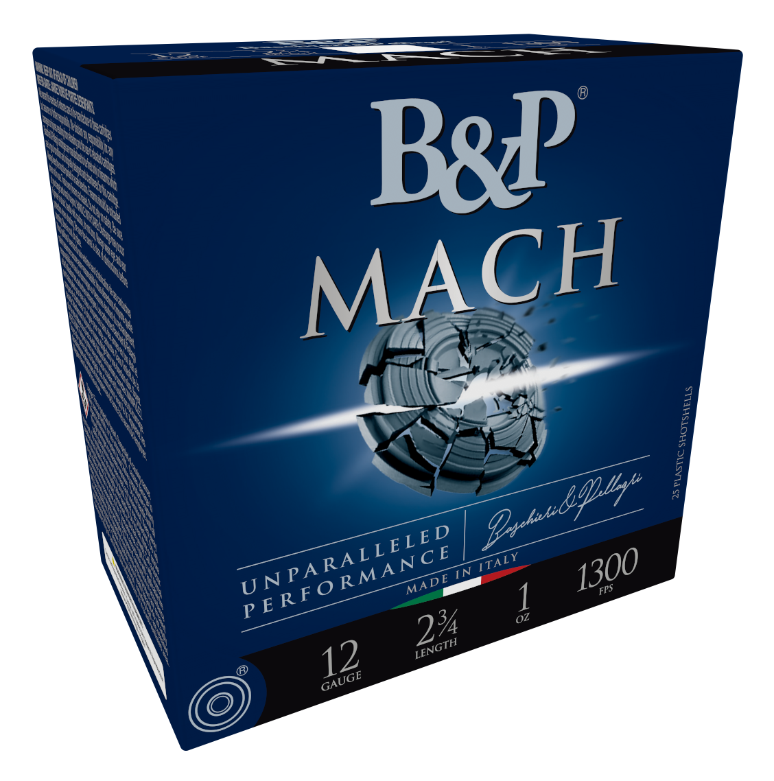 B&P 12B1F2H7 Competition F2 Mach 12Gauge 2.75" 1oz 7.5Shot 25 Per Box/10 Case