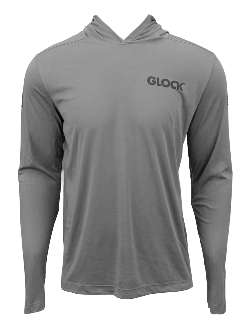 GLK AP96416 HOODED PERFORMANCE SHIRT M   GREY