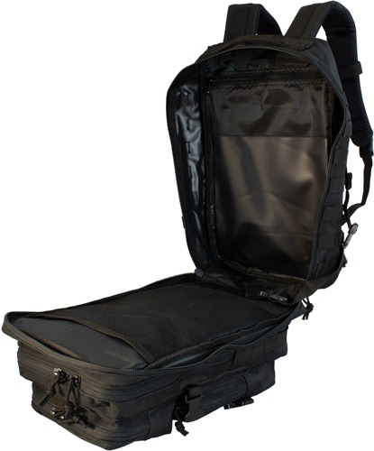 RED ROCK LARGE ASSAULT PACK BLACK W/ WEBBING