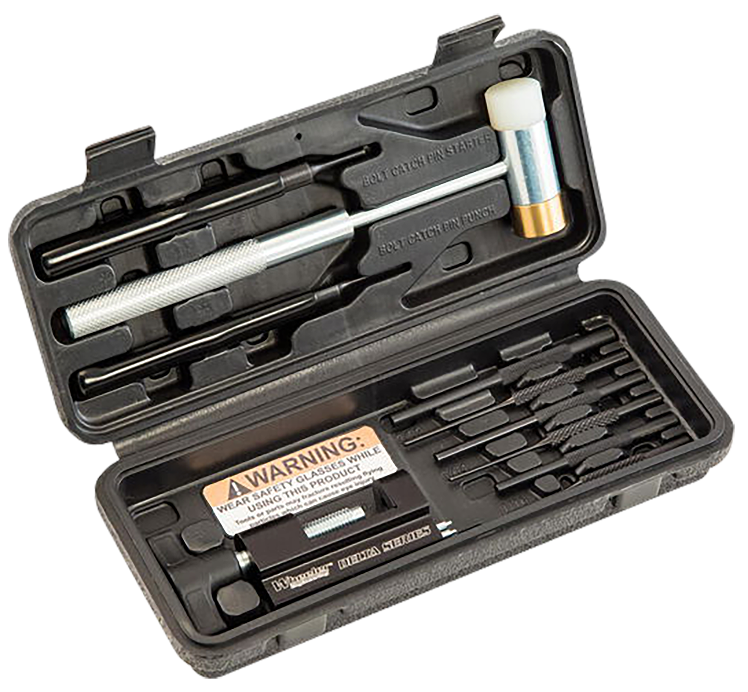 Wheeler 952636 AR15 Hammer & Roll Pin Punch Set Black Steel AR Platform Firearm
