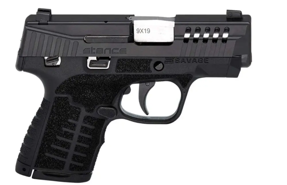 dSAVAGE STANCE MC9MS PSTL BLK/BLK NS