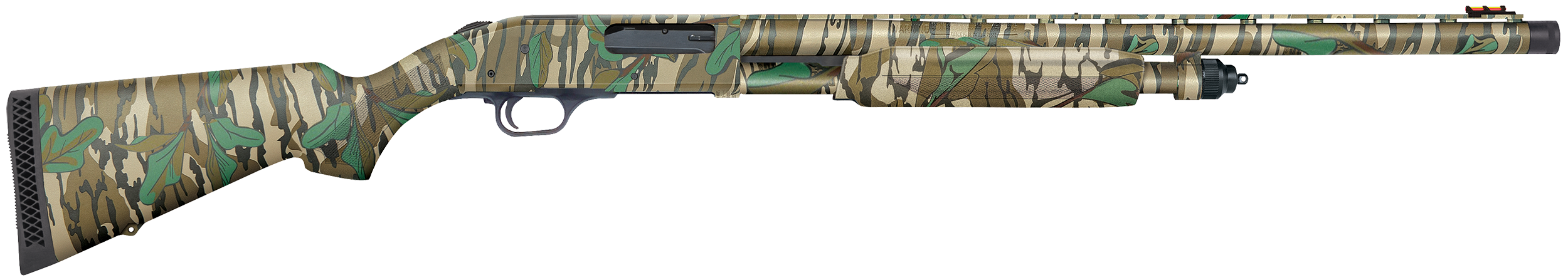 Mossberg 62232 835 Ulti-Mag Full Size 12 Gauge Pump 3.50" 5+1 24" Mossy Oak Greenleaf Vent Rib Barrel & Optic Ready Receiver, Oak Greenleaf Synthetic Stock, Right Hand