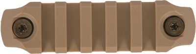 BCM RAIL SECTION--NYLON KEYMOD 3" RAIL FDE