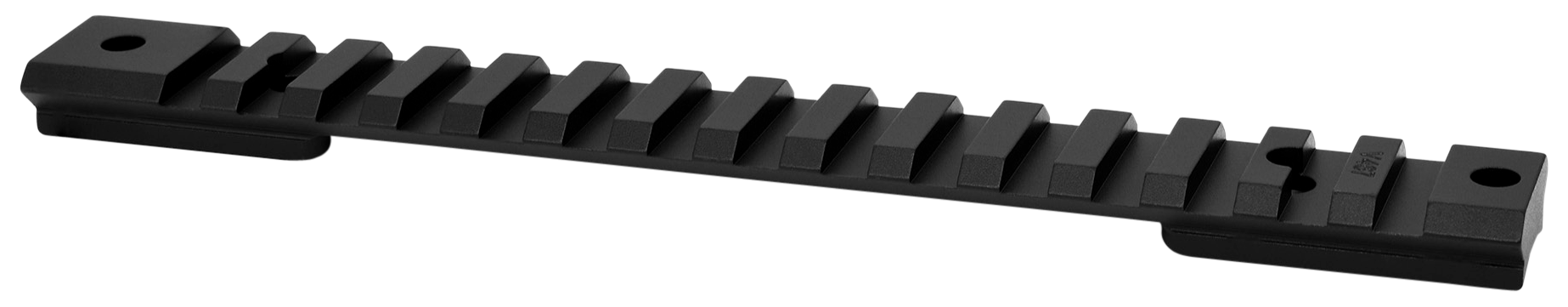 Warne V465M Vapor Picatinny Rail Black Anodized Fits Savage 110 Long Action, 0 MOA