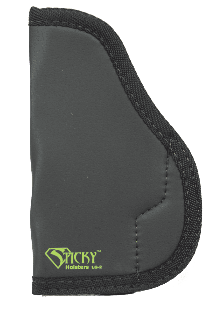 Sticky Holsters LG2 LG-2  Black/Green Latex Free Rubber Fits Med/Lg Semi-Auto Ambidextrous