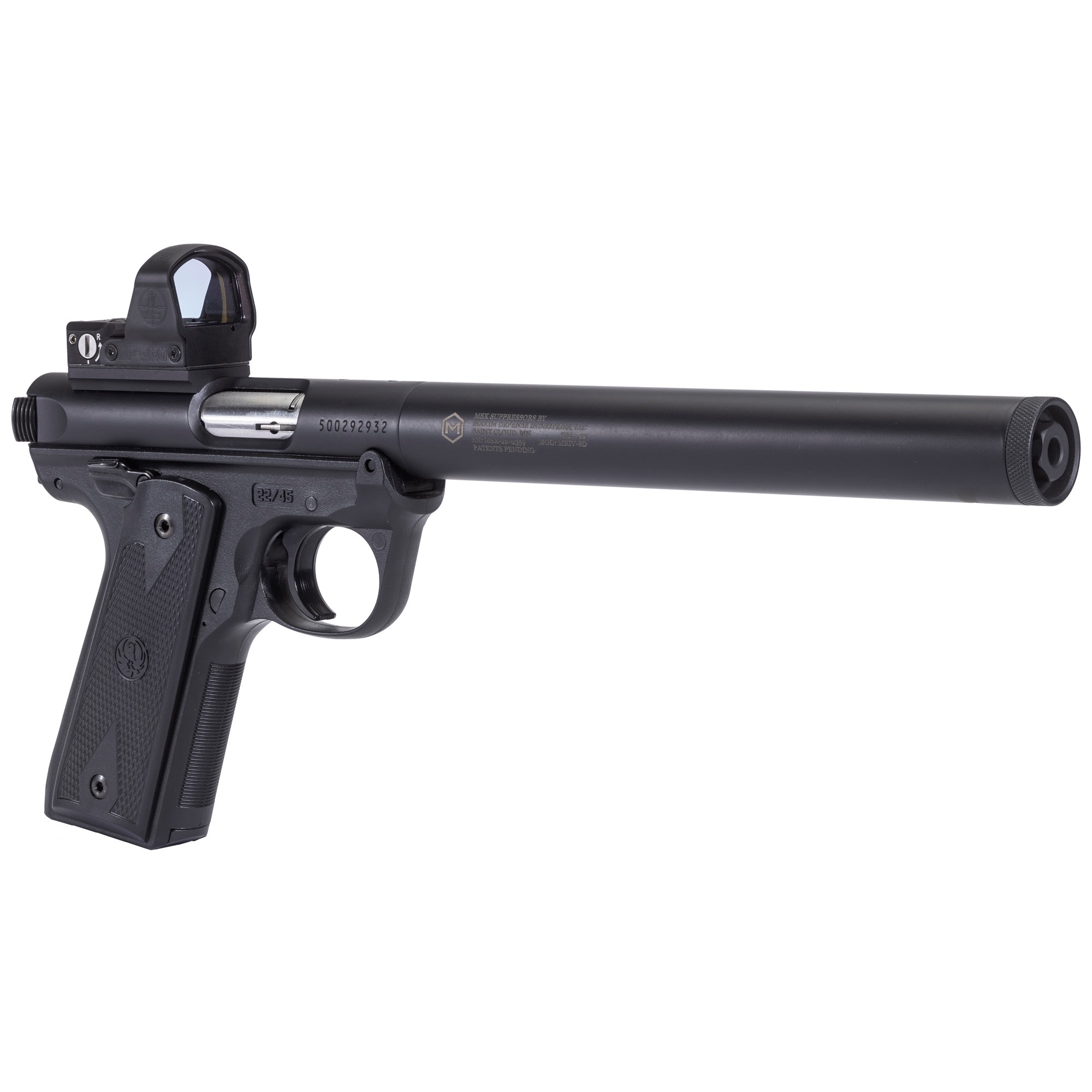 MAXIM RUGER MK IV SPRSD 22LR W/OPTIC