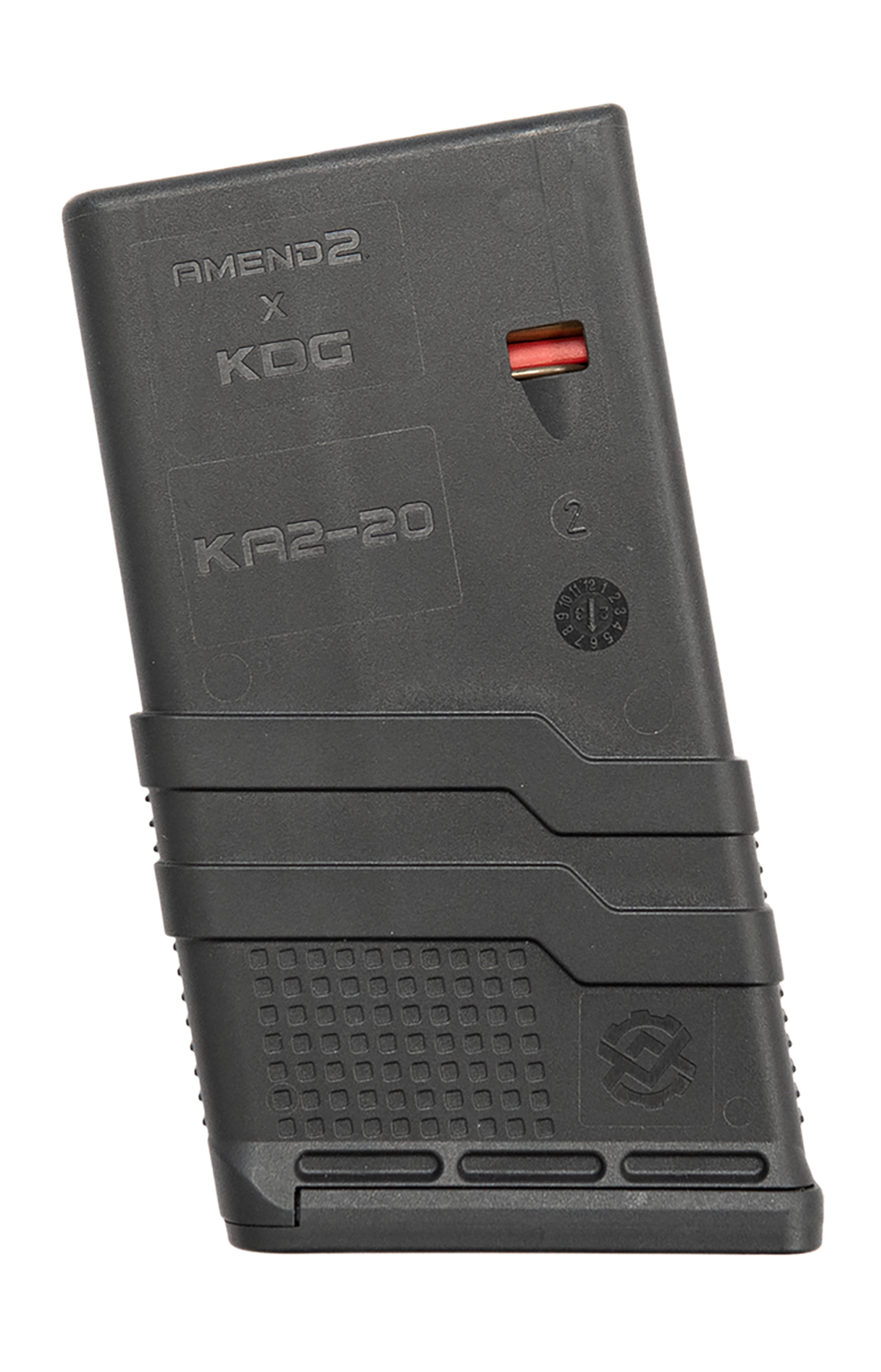 Amend2 SCARMOD3BLK20   20rd 7.62x51 Fits AR-15 Black Polymer