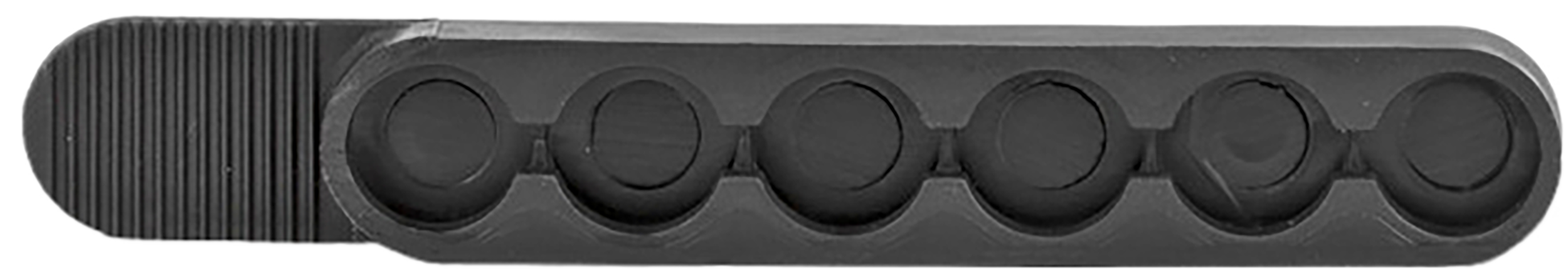 DeSantis Gunhide T11BAZZZ0 Swift Strip  made of Polymer with Black Finish for 38 Special, 357 Mag S&W J Frame Holds up to 6rds