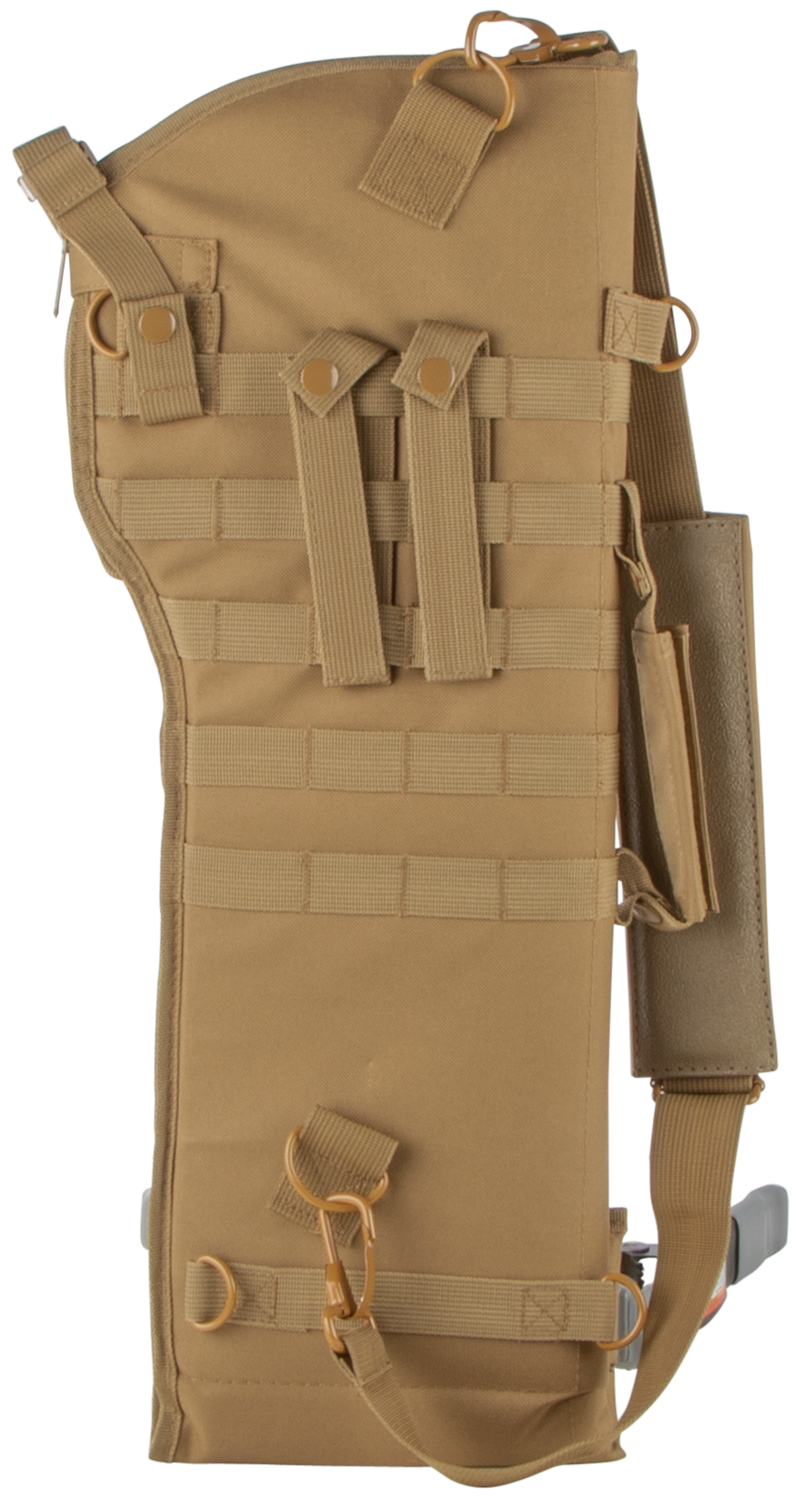 NcStar CVRSCB2919T VISM Scabbard w/ Tan Finish MOLLE Webbing D-Ring & Grommet for Drainage for Rifle/Carbine