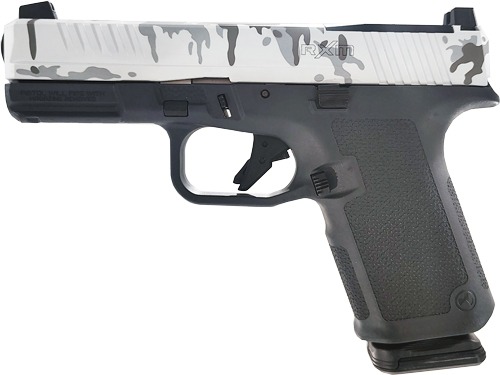 RUGER RXM 9MM LUGER 4" ADJ 15-SHOT WHITE CAMO SLIDE