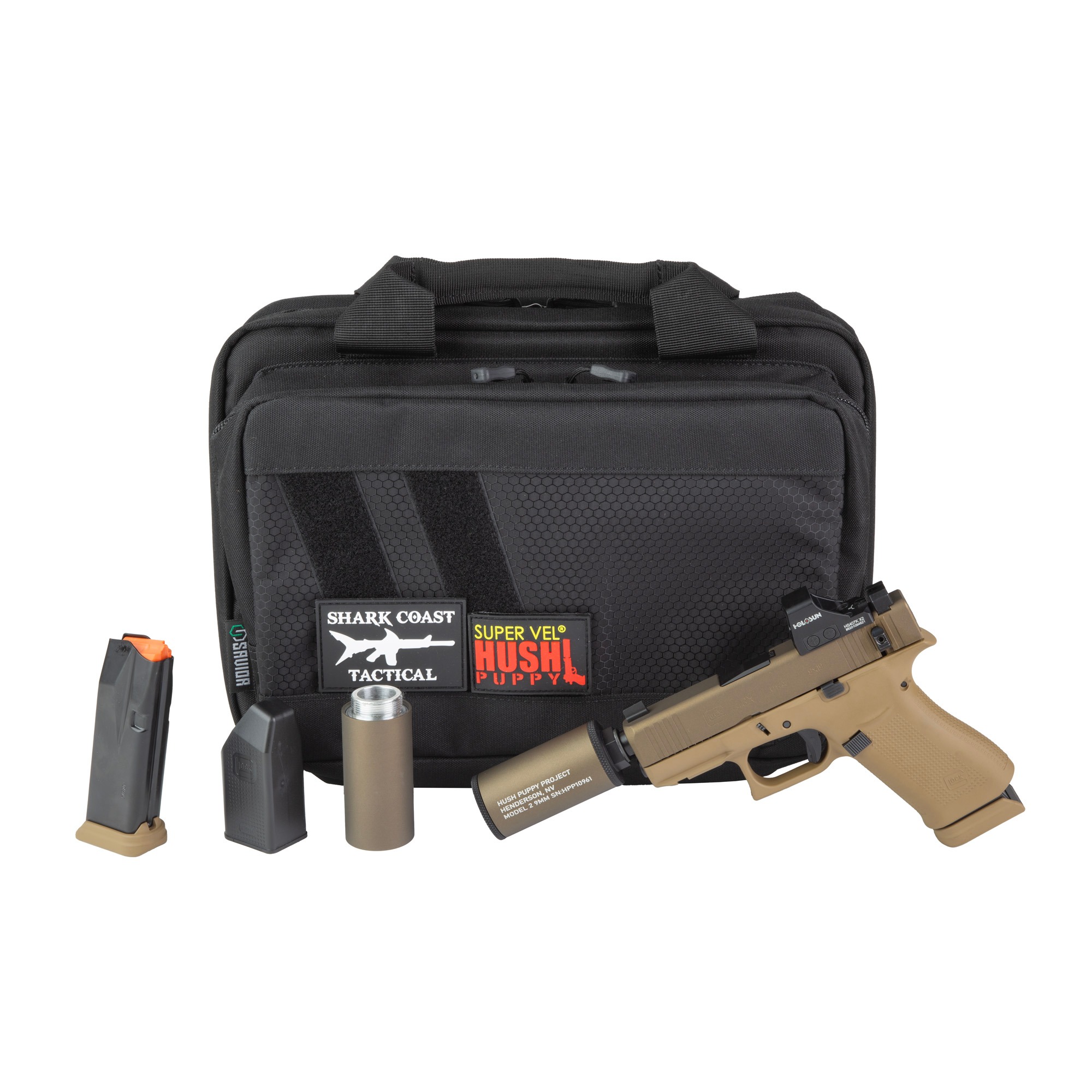 Glock 43X w- Holosun 407K, 9mm, 3.92" Threaded Barrel, 15 RDs, Flat Dark...-img-3