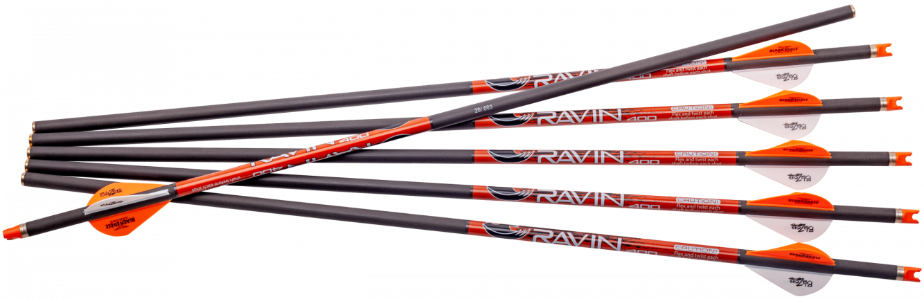 Ravin Crossbows R138 Arrows 400GR .003" 6 Pack