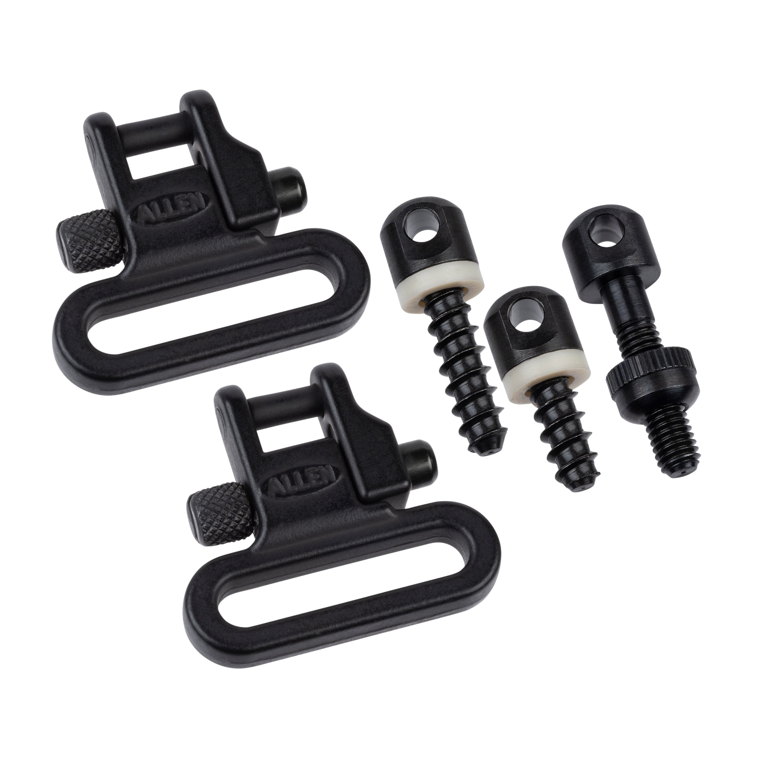 Allen 14420 Magnum Swivel Set Black 1" Bolt Action Rifles