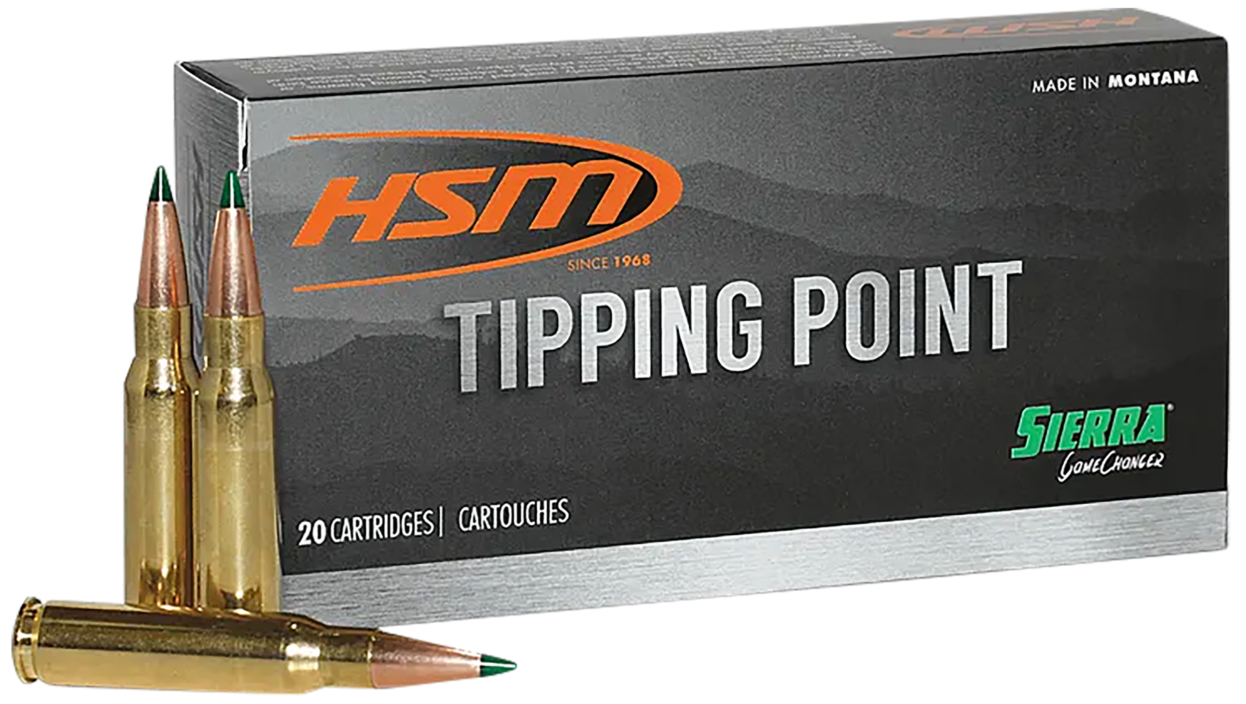HSM Tipping Point 2 Super Shock Tip 7mm Rem 162 gr Hornady SST 20 Per Box/ 20 Case
